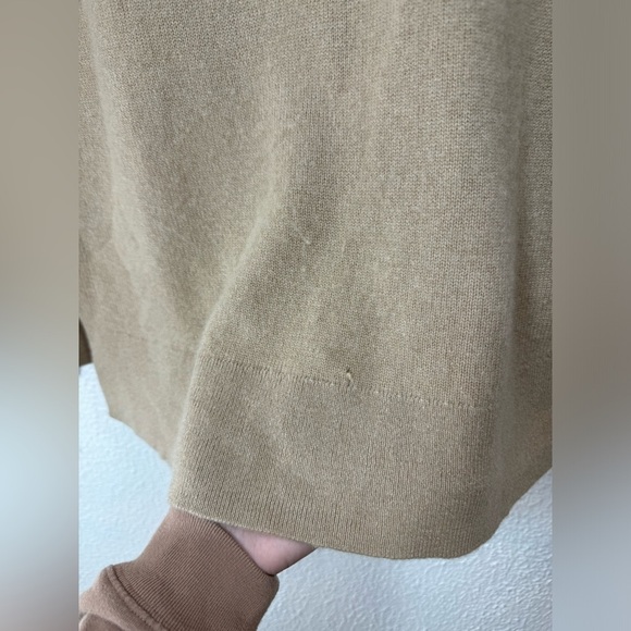 Halogen 100% Cashmere Crewneck Pullover Sweater Women’s Small Neutral Tone Cozy - Picture 9 of 13